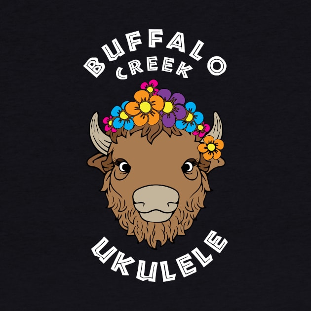 Buffalo Creek Ukulele_White Text by Sara Howard